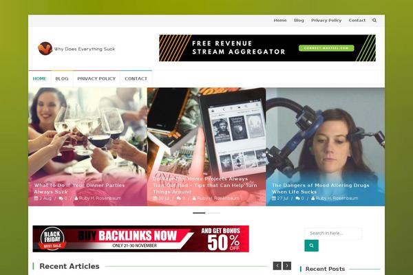 whydoeseverythingsuck.com site used Sanse