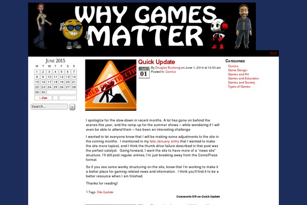 ComicPress theme site design template sample