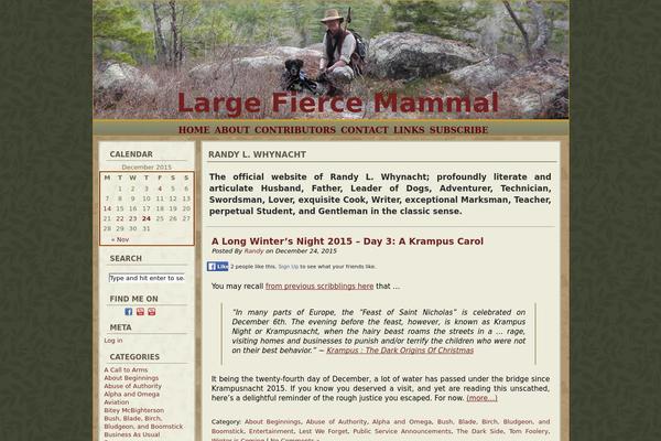 Autumn Almanac theme site design template sample