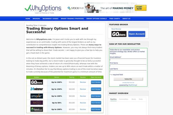 Tradingtheme theme site design template sample