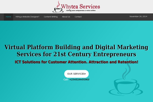 whyteaservices.com site used Agency Pro