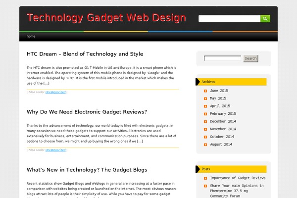 Arb theme site design template sample