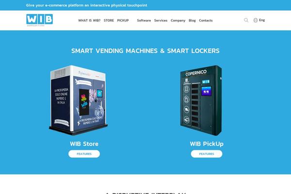Visia theme site design template sample