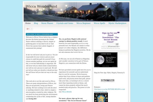 Lifestyle theme site design template sample