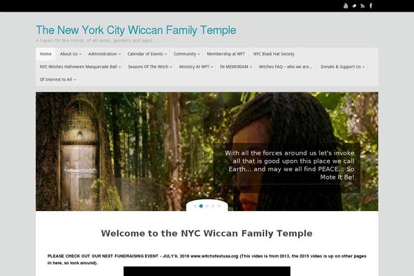 Tempera theme site design template sample