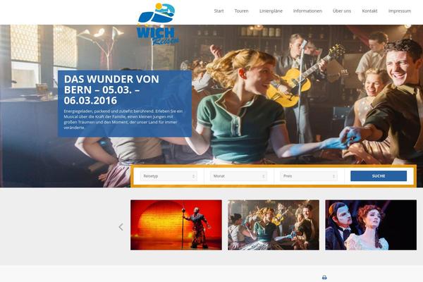 Travelo theme site design template sample