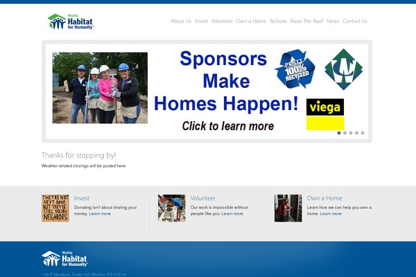 Vulcan theme site design template sample