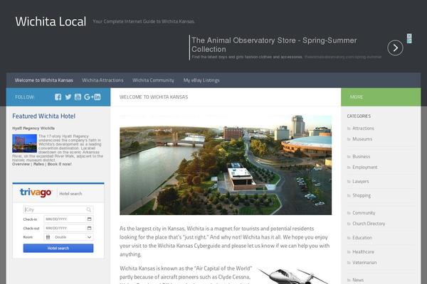 Site using Hueman-addons plugin