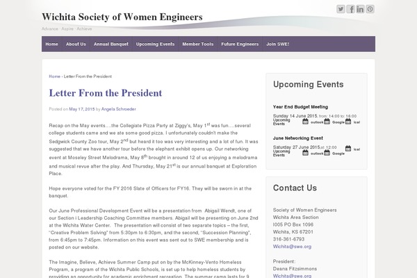 Site using Event post plugin