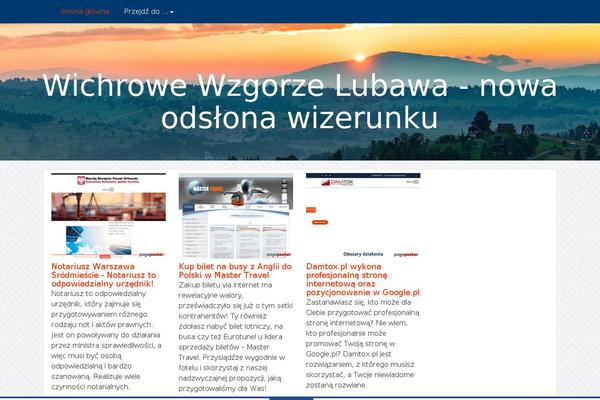 Breezing theme site design template sample