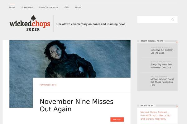 wickedchopspoker.com site used Popster