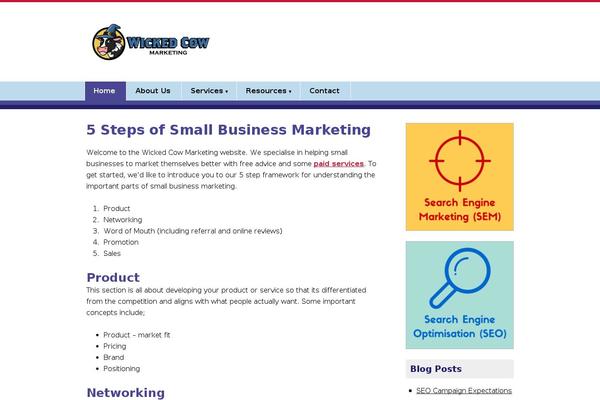 wickedcowmarketing.com.au site used Tailor-made