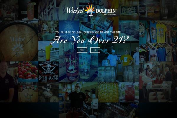 wickeddolphinrum.com site used Wicked