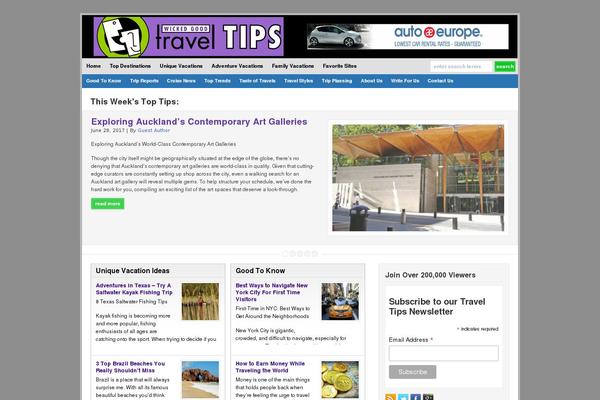 Voyagewp theme site design template sample