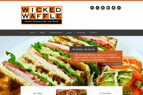 Bistro theme site design template sample