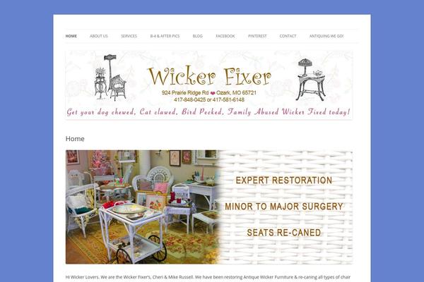 Twenty Twelve theme site design template sample
