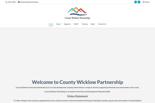 The7 Child theme site design template sample