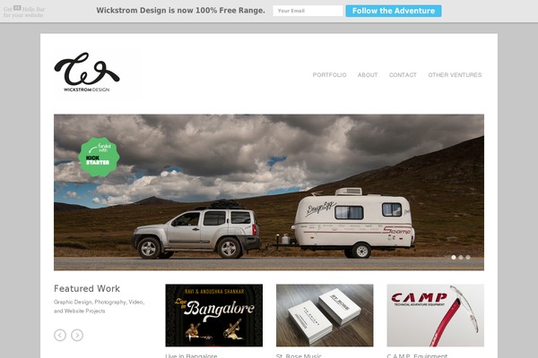 Craft theme site design template sample