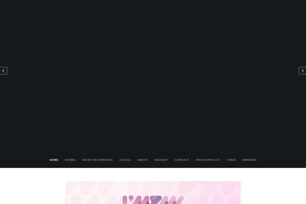 Nibiru theme site design template sample