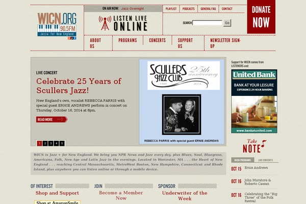 Onair2 theme site design template sample