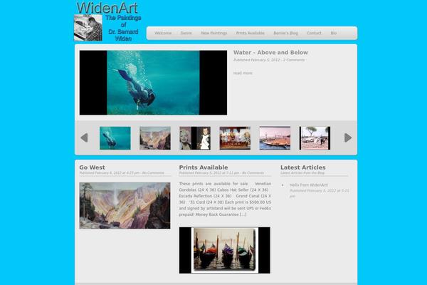 widenart.com site used WP-Creativix