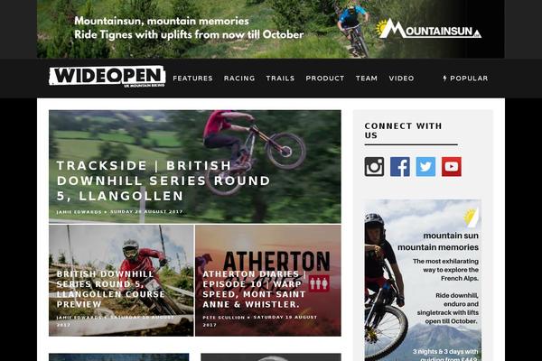 Zeen theme site design template sample