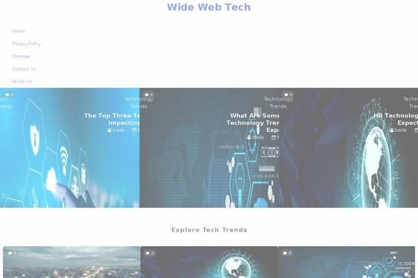 widewebtech.com site used Fuzion Blog