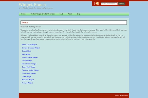 widgetranch.com site used Turuncu Gemi