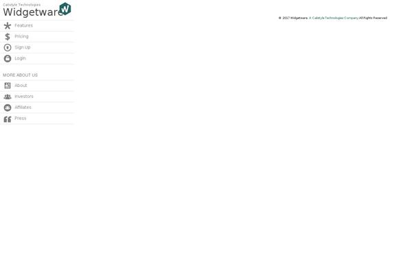widgetware.com site used Widgetwareangular