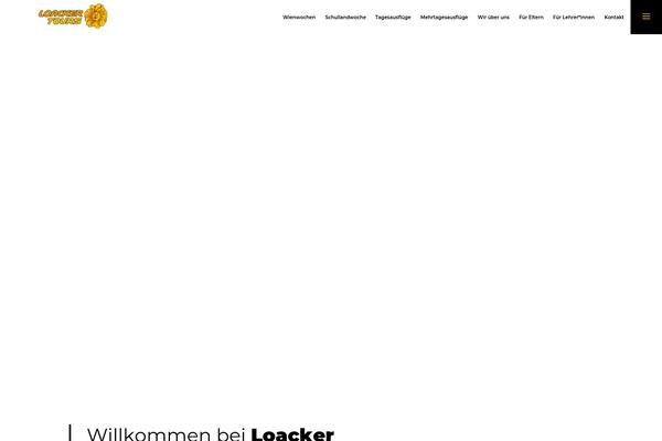 Getaway theme site design template sample