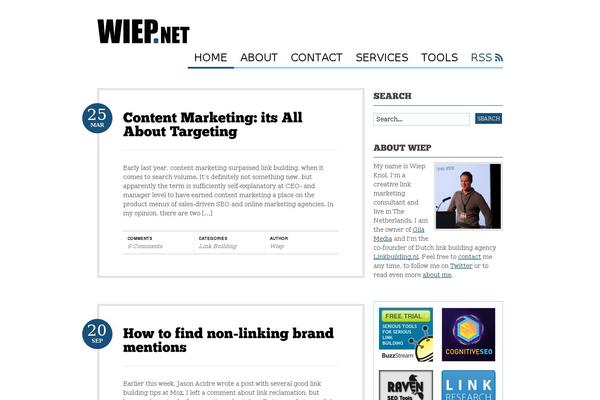 Bueno theme site design template sample