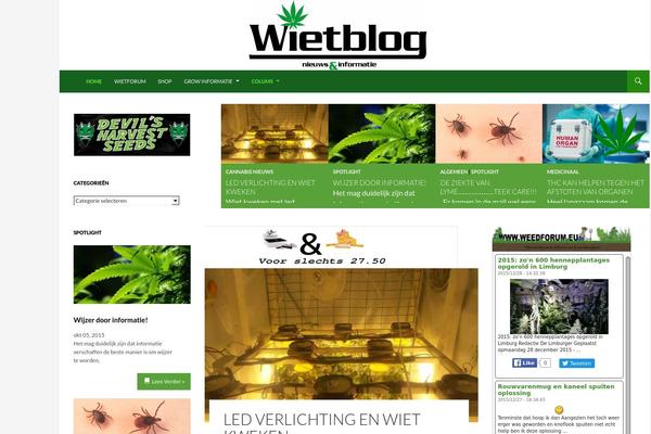 Site using WP Mobile Edition plugin
