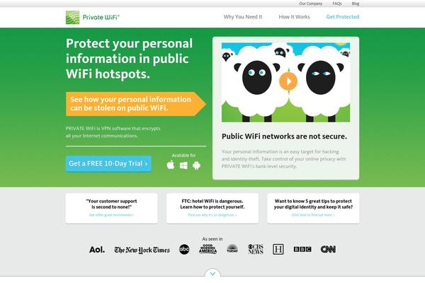 wifidashboard.com site used Blog