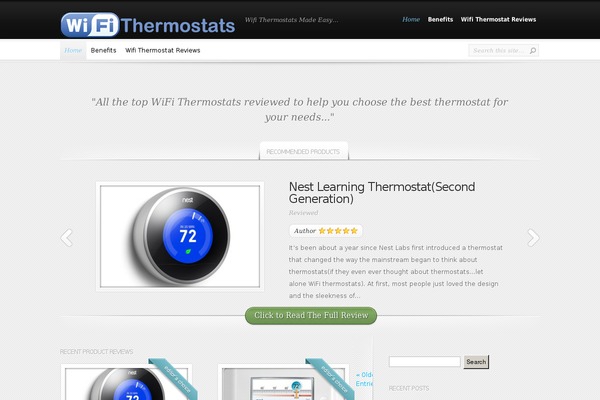 InReview theme site design template sample