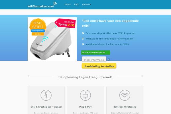 Wifi theme site design template sample