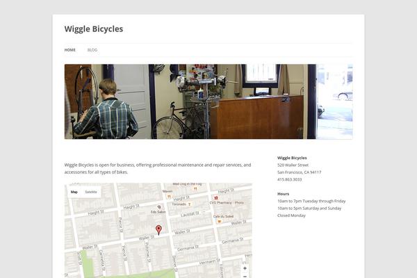 wigglebicycles.com site used Wigglechild