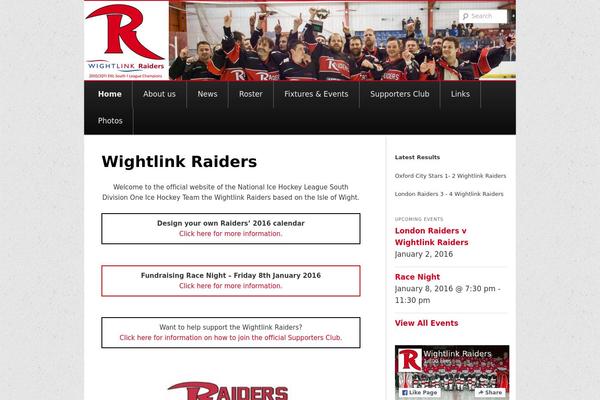 raiders theme websites examples