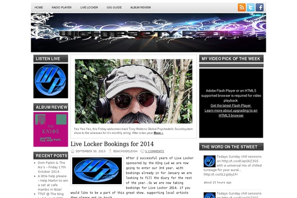 wightpartyradio.com site used Newsmojo
