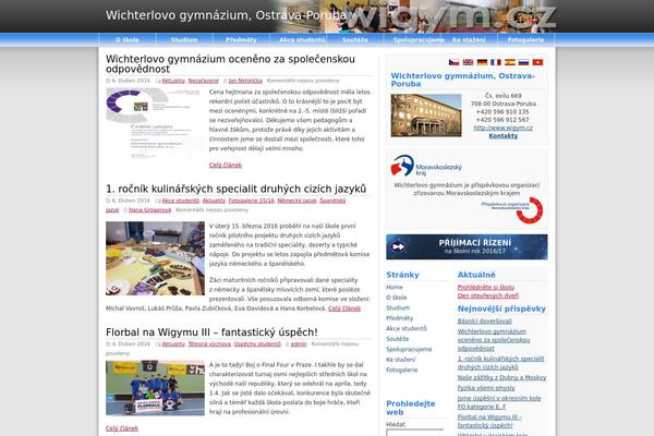Extra-child theme site design template sample
