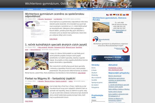 wigym.cz site used Extra-child