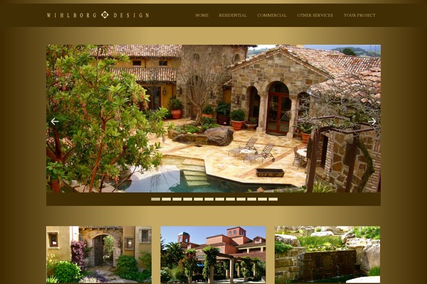 Radius theme site design template sample