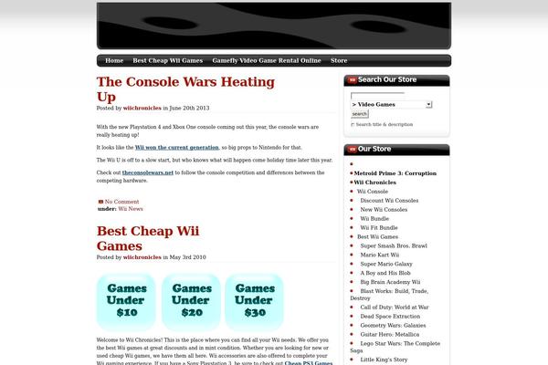 Box theme site design template sample