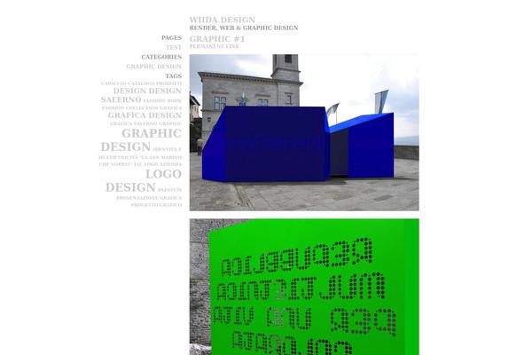 Minimalist theme site design template sample
