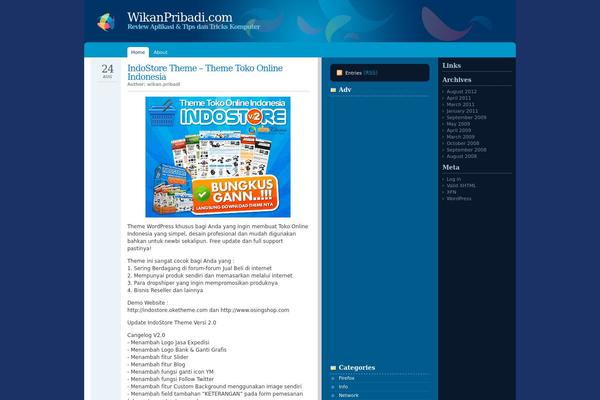 wikanpribadi.com site used Illacrimo