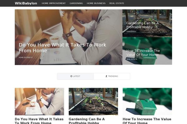 NewsPaper theme site design template sample
