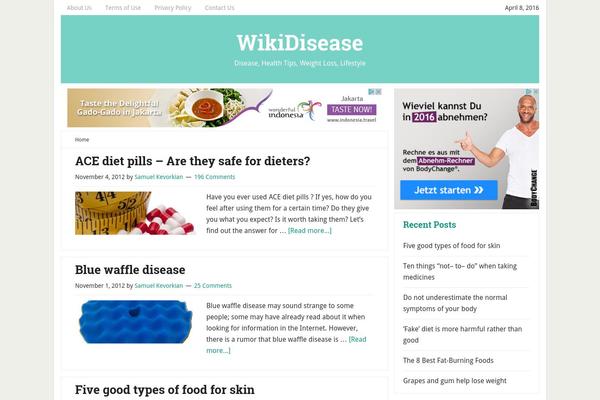 Lifestyle Pro theme site design template sample