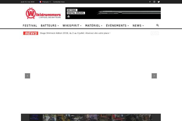 City Desk theme site design template sample