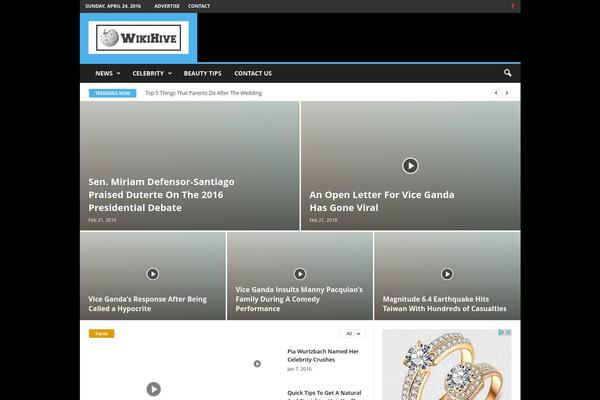 NewsMag theme site design template sample