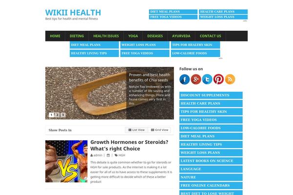 Splash theme site design template sample