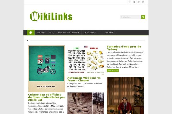 MaidenHair theme site design template sample
